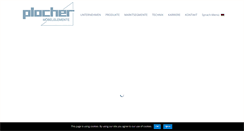 Desktop Screenshot of plocher-gmbh.de